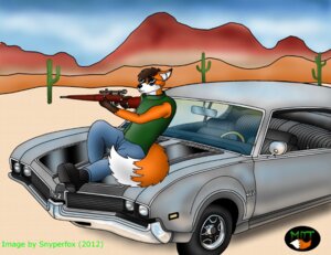 Rating: Safe Score: 0 Tags: 2012 anthro biped cactus canid canine car clothing desert dipstick_tail e621 eyewear fox general_motors gun male mammal markings muscle_car oldsmobile oldsmobile_442 on_hood outside plant ranged_weapon rifle sitting snyperfox solo sunglasses tail tail_markings vehicle weapon User: bunchy7s Rating: Safe Score: 0 Tags: 2012 anthro biped cactus canid canine car clothing desert dipstick_tail e621 eyewear fox general_motors gun male mammal markings muscle_car oldsmobile oldsmobile_442 on_hood outside plant ranged_weapon rifle sitting snyperfox solo sunglasses tail tail_markings vehicle weapon User: bunchy7s