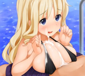 Rating: Explicit Score: 0 Tags: bikini blue_eyes blush breast_squeeze breasts censored cleavage_toilet cum cum_on_body cum_on_breasts cum_on_face cum_on_upper_body erect_nipples facial female human kaisen_chuui large_breasts male nipples original paizuri paizuri_under_clothes penis pool rule34 straight swimsuit User: bunchy7s