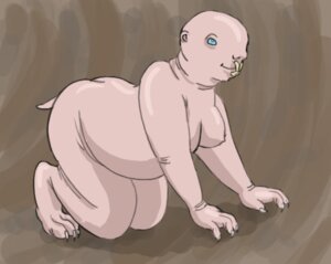 Rating: Questionable Score: 0 Tags: anthro bald blue_eyes breasts buckteeth claws e621 female female_anthro finger_claws mammal naked_mole-rat nude pink_body rodent slightly_chubby solo teeth toe_claws unknown_artist what_has_science_done User: bunchy7s
