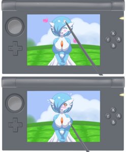 Rating: Questionable Score: 0 Tags: 2013 amber_eyes big_breasts blue_hair blush bodily_fluids breast_fondling breast_play breasts e621 electronics eyes_closed fan_character female fondling game_console gaming gardevoir generation_3_pokemon hair hand_on_breast heart_symbol hi_res jcdr lucy_(jcdr) mammal nintendo nintendo_3ds nintendo_ds_family not_furry playing_video_game pokemon pokemon_(species) pokemon_amie sexual_assault shiny_pokemon smile solo stylus sweat User: bunchy7s