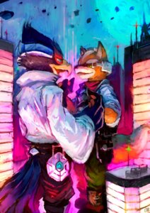 Rating: Safe Score: 0 Tags: anthro avian beak bird blue_body blue_feathers bottomwear building butt canid canine city clothed clothing dipstick_ears dipstick_tail duo e621 ear_markings eye_contact falco_lombardi feathers fox fox_mccloud fully_clothed fur furgonomics hand_holding hi_res jacket looking_at_another macro male male/male mammal markings multicolored_ears multicolored_tail nintendo open_mouth orange_body orange_fur ouroporos outside pants reflector rolled_up_sleeves standing star_fox tail tail_clothing tail_markings topwear User: bunchy7s