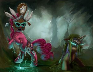 Rating: Safe Score: 0 Tags: 2012 anklet blue_eyes bone bracelet brown_body brown_fur clothing cutie_mark danosix detailed_background duo e621 earth_pony equid equine female feral friendship_is_magic fur glowing glowing_eyes hair hasbro hat headgear headwear horn horse jewelry loose_feather magic mammal mask moss my_little_pony mythological_creature mythological_equine mythology nature open_mouth outside pink_body pink_fur pink_hair pinkie_pie_(mlp) plant pony purple_hair quadruped skull swamp tail unicorn water User: bunchy7s