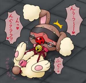 Rating: Explicit Score: 0 Tags: agnaktor_(pixiv) ball_gag blindfold blush bondage buneary collar drooling female gag nintendo pokemon rule34 source_request toy training translation_request year_request User: bunchy7s