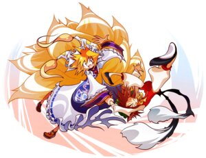 Rating: Safe Score: 0 Tags: 2_tails 9_tails alternative_fashion animal_humanoid asian_clothing brown_hair canid canid_humanoid canine canine_humanoid cat_humanoid chen_(touhou) chinese_clothing clothing digital_media_(artwork) duo e621 east_asian_clothing felid felid_humanoid feline feline_humanoid female fox fox_humanoid fox_tail hair hi_res humanoid ichikai j-fashion japanese_clothing lolita_(fashion) mammal mammal_humanoid multi_tail orange_hair qi_lolita ran_yakumo tail touhou User: bunchy7s
