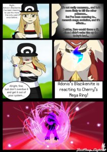 Rating: Safe Score: 0 Tags: adonis_(redimplight) anthro avian bird blaziken blazikenite cherry_the_trainer_(redimplight) clothing comic digital_media_(artwork) duo e621 english_text evolution evolution_(transformation) female female_human gem generation_3_pokemon generation_6_pokemon glowing hair hi_res human key_stone_(pokemon) male male_anthro mammal mega_blaziken mega_evolution mega_ring mega_stone mega_stone_collar muscular nintendo open_mouth pokemon pokemon_(species) pokemon_trainer redimplight smile text transformation User: bunchy7s