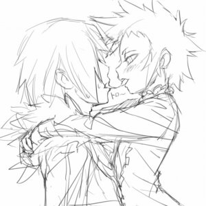 Rating: Questionable Score: 0 Tags: allen_walker black_and_white d.gray-man female kissing monochrome mosha road_kamelot rule34 saliva saliva_trail short_hair User: bunchy7s