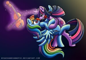 Rating: Safe Score: 0 Tags: 2011 blue_body blue_feathers blue_fur blush bow_(stringed_instrument) bowed_string_instrument cutie_mark dancing duo e621 equid equine feathered_wings feathers female female/female feral flower friendship_is_magic fur gradient_background grin hair hasbro horn magic magic_user mammal multicolored_hair multicolored_tail musical_instrument my_little_pony mythological_creature mythological_equine mythology nyuuchandiannepie pegasus plant purple_body purple_eyes purple_fur purple_hair rainbow_dash_(mlp) rainbow_hair rainbow_tail romantic romantic_couple rose_(flower) semi-anthro simple_background smile string_instrument tail teeth text twilight_sparkle_(mlp) two_tone_hair unicorn url violin wings User: bunchy7s