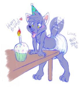 Rating: Safe Score: 0 Tags: ageplay anthro birthday blue_ferret cake candle canid canine canis clean_diaper clothed clothing dessert diaper domestic_dog e621 food hat headgear headwear heart_after_text heart_clothing heart_hat heart_headwear heart_pattern heart_print heart_symbol infantilism looking_at_food looking_at_object male mammal markings party_hat pattern_clothing pattern_hat pattern_headgear pattern_headwear roleplay solo star star_(marking) star_cheeks star_clothing star_headwear star_on_body star_pattern star_polygon star_print star_print_hat tail tail_motion tailwag text_with_heart tongue topless toya_pup wearing_diaper white_diaper yellow_eyes User: bunchy7s