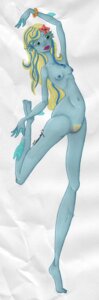 Rating: Explicit Score: 0 Tags: blue_body blue_nipples blue_skin breasts e621 female freckles genitals navel nipples pubes raised_arm small_breasts solo unknown_artist vulva User: bunchy7s