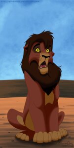 Rating: Safe Score: 0 Tags: 1:2 2007 4_toes black_nose brown_body brown_fur brown_hair day disney e621 einmonim feet felid feral front_view fur green_eyes hair kovu_(the_lion_king) lion looking_at_viewer male mammal nude on_model open_mouth outside pantherine shocked sitting sky solo teeth the_lion_king toes tongue toony watermark what whiskers yellow_sclera User: bunchy7s