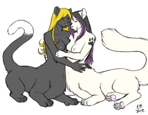 Rating: Questionable Score: 0 Tags: 2012 black_body black_fur black_hair blonde_hair blue_eyes breasts chakat chakat_midsnow chakat_silvertail cuddling dipstick_tail duo e621 felid felid_taur female fur green_eyes hair herm_(lore) mammal mammal_taur markings mosa nipples pawpads pink_nose pink_pawpads simple_background tail tail_markings taur white_background white_body white_fur User: bunchy7s Rating: Questionable Score: 0 Tags: 2012 black_body black_fur black_hair blonde_hair blue_eyes breasts chakat chakat_midsnow chakat_silvertail cuddling dipstick_tail duo e621 felid felid_taur female fur green_eyes hair herm_(lore) mammal mammal_taur markings mosa nipples pawpads pink_nose pink_pawpads simple_background tail tail_markings taur white_background white_body white_fur User: bunchy7s