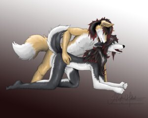 Rating: Explicit Score: 0 Tags: 5:4 all_fours anthro bodily_fluids canid canine canis cum cum_inside dipstick_tail doggystyle duo e621 female female_penetrated fox from_behind_position genital_fluids hair male male/female male_penetrating male_penetrating_female mammal markings multicolored_hair nude open_mouth penetration piercing raphial sex simple_background tail tail_markings two_tone_hair wolf User: bunchy7s