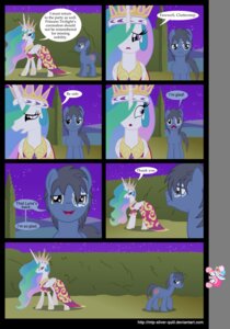 Rating: Safe Score: 0 Tags: 2014 absurd_res blue_body blue_eyes blue_fur breaking_the_fourth_wall brown_eyes clothed clothing clutterstep_(oc) comic crown cutie_mark dessert dialogue dress duo_focus e621 earth_pony english_text equid equine fan_character feathered_wings feathers female feral food friendship_is_magic fur grey_hair group hair hasbro hat headgear headwear hi_res horn horse ice_cream male mammal meme mlp-silver-quill multicolored_hair my_little_pony mythological_creature mythological_equine mythology nude open_mouth outside pink_body pink_fur pink_hair pinkie_pie_(mlp) pony princess_celestia_(mlp) purple_eyes royalty speech_bubble star text url white_body white_feathers white_fur winged_unicorn wings User: bunchy7s