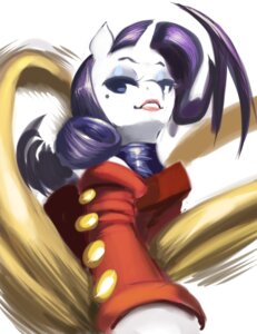 Rating: Safe Score: 0 Tags: capcom citlalicue clothing costume crossover e621 equid equine female feral friendship_is_magic hasbro horn jacket lipstick low-angle_view makeup mammal markings mole_(marking) my_little_pony mythological_creature mythological_equine mythology rarity_(mlp) red_lipstick ribbons rose_(street_fighter) scarf simple_background solo street_fighter topwear unicorn white_background worm's-eye_view User: bunchy7s