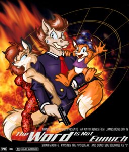 Rating: Safe Score: 0 Tags: 007 accessory anthro antti_remes asinus bulge canid canine clothed clothing digital_media_(artwork) donkey dress e621 equid equine female fox fully_clothed grope group gun horse james_bond kwisten male mammal movie_poster necktie poster poster_template ranged_weapon sirah suit tail title weapon User: bunchy7s