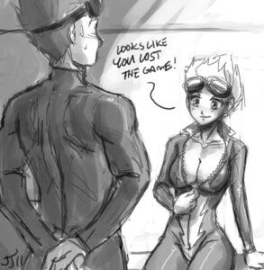 Rating: Explicit Score: 0 Tags: 1boy 1girls blush breasts cleavage english_text female flight_suit friendship_is_magic goggles goggles_on_forehead goggles_on_head human humanized implied_erection john_joseco large_breasts looking_at_another male my_little_pony rule34 smooth_skin soarin soarin_(mlp) spitfire spitfire_(mlp) sweat undressing unzipping wonderbolts_(mlp) User: bunchy7s