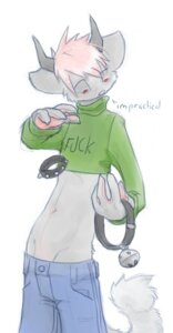 Rating: Safe Score: 0 Tags: anthro clothed clothing collar demon digital_media_(artwork) domestic_cat e621 felid feline felis glamfur horn male mammal midriff nitrogen portrait simple_background solo three-quarter_portrait User: bunchy7s