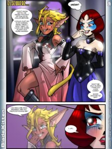 Rating: Safe Score: 0 Tags: 2009 3:4 alamo_(blade_kitten) animal_humanoid anthro blade_kitten blush cat_humanoid cat_tail clothed clothing comic digital_media_(artwork) domestic_cat dress duo e621 felid felid_humanoid feline feline_humanoid felis female gattling_riddeen humanoid mammal mammal_humanoid steve_stamatiadis tail User: bunchy7s