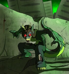 Rating: Questionable Score: 0 Tags: 4_fingers 5_toes anthro barefoot biped bone bottomwear brown_hair claws clothed clothing crouching dragon e621 ear_fins feet fin fingers front_view furgonomics glowing glowing_eyes hair horn looking_at_viewer male mythological_creature mythological_scalie mythology open_mouth outside pants red_eyes scalie sharp_teeth solo tail tail_clothing teeth toes torn_clothing undead unknown_artist zombie User: bunchy7s