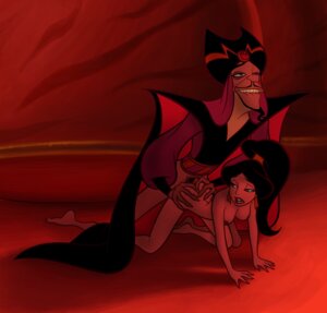 Rating: Explicit Score: 0 Tags: aladdin ambiguous_penetration anal anal_sex arabian ass ass_grab black_hair brainiacx breasts brunette clothed_male_nude_female dark-skinned_female dark_skin disney disney_princess doggy_style evil_queen_jasmine female human jafar male male_focus medium_breasts mounted nipples nude nude_female open_mouth pants_removed princess_jasmine royalty rule34 sex small_ass straight tagme very_long_hair User: bunchy7s