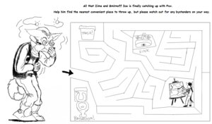 Rating: Safe Score: 0 Tags: activity_book anthro canid canine canis college duo e621 english_text fox fox_mccloud fredryk_phox male mammal maze monochrome nintendo paintchat school simple_background star_fox star_fox_crashes_the_art_party tail text white_background wolf User: bunchy7s