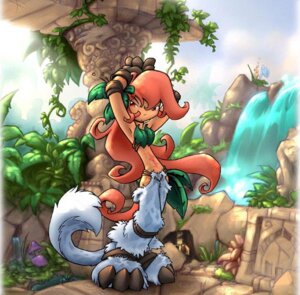Rating: Safe Score: 0 Tags: 2003 animal_humanoid bikini canid canine canis clothed clothing detailed_background drybone e621 fantasy female forest hair humanoid leaf_bikini leaf_bra leaf_clothing magi-nation mammal nature orange_hair outside plant sky solo swimwear tail tree two-piece_swimsuit wolf wood User: bunchy7s