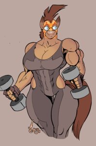 Rating: Safe Score: 0 Tags: abs anthro big_breasts breasts brown_hair cleavage clothed clothing digital_media_(artwork) dumbbell e621 equid equine eyewear female glasses hair horse huge_breasts jaeh mammal mask mohawk muscular muscular_anthro muscular_female navel smile solo tail thunder_gutierrez vein weights User: bunchy7s
