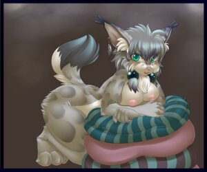 Rating: Questionable Score: 0 Tags: 6:5 anthro breast_rest breasts chest_tuft e621 ear_piercing feathers felid feline female fur green_eyes looking_at_viewer lying lynx mammal markings mokabur nipples nude open_mouth piercing pillow pink_nose smile solo spots tail tori_(foxbolt) tuft User: bunchy7s