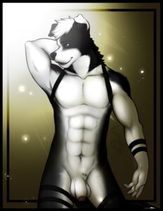 Rating: Explicit Score: 0 Tags: 2013 abs anthro balls bare_chest biceps big_muscles biped black_body black_border black_fur black_markings black_nose blake_tucano blue_eyes border border_collie canid canine canis chest_tuft claws collie domestic_dog e621 flaccid flexing foreskin front_view fur genitals glans grin herding_dog hi_res humanoid_genitalia humanoid_penis khuraji legband looking_at_viewer male mammal markings muscular muscular_anthro muscular_male nude partially_retracted_foreskin pastoral_dog paws pecs penis pose presenting sheepdog simple_background smile solo standing thighband tucpile tuft waiting white_body white_fur User: bunchy7s
