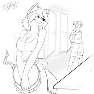 Rating: Questionable Score: 0 Tags: 1:1 2009 anthro black_and_white canid canine canis dalmatian domestic_dog duo e621 esartist fur gynomorph intersex kelsy_williams male mammal monochrome public purgy rape_face tail User: bunchy7s