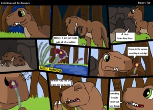 Rating: Safe Score: 0 Tags: ambiguous_gender comic dinosaur dromaeosaurid e621 english_text feral mistydash neonate prehistoric_species reptile saurischian scalie tail text theropod velociraptor walking young User: bunchy7s