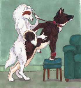 Rating: Explicit Score: 0 Tags: 2009 amagire anal anal_sex bent_over canine collar from_behind furry furry_only gay leash male nude penetration penis rule34 sex sheath User: bunchy7s