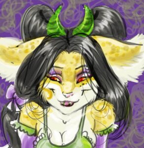 Rating: Safe Score: 0 Tags: 2006 alternative_fashion anthro big_ears black_hair breasts cleavage clothed clothing demon e621 female glamfur hair horn langurhali lingerie long_hair low_res red_eyes smile solo vera_(artist) vera_(vera) User: bunchy7s Rating: Safe Score: 0 Tags: 2006 alternative_fashion anthro big_ears black_hair breasts cleavage clothed clothing demon e621 female glamfur hair horn langurhali lingerie long_hair low_res red_eyes smile solo vera_(artist) vera_(vera) User: bunchy7s