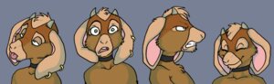 Rating: Safe Score: 0 Tags: almalthia angry anthro bovid bust_portrait caprine e621 ear_piercing expressions female goat green_eyes happy looking_at_viewer mammal piercing portrait simple_background solo surprised tongue tongue_out zeriara User: bunchy7s