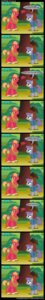 Rating: Safe Score: 0 Tags: 2014 absurd_res big_macintosh_(mlp) blonde_hair blue_eyes blush comic cutie_mark dialogue duo e621 earth_pony english_text equid equine eyeshadow female freckles friendship_is_magic green_eyes hair hasbro hi_res horse long_image makeup male mammal maud_pie_(mlp) my_little_pony outside plant pony purple_hair smile tall_image text thunderhawk03 tree url User: bunchy7s