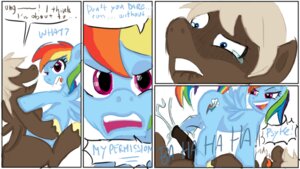 Rating: Explicit Score: 0 Tags: 16:9 animal_genitalia animal_penis balls blue_body blue_feathers blue_fur bodily_fluids comic cum cumshot dialogue dumb-bell_(mlp) duo e621 ejaculation english_text equid equine equine_genitalia equine_penis erection feathered_wings feathers female feral friendship_is_magic fur genital_fluids genitals haiku_oezu hair hasbro intraspecies male male/female mammal multicolored_hair my_little_pony mythological_creature mythological_equine mythology orgasm pegasus penis quadruped rainbow_dash_(mlp) rainbow_hair sex sweet_hd tail text vaginal vulva widescreen wings User: bunchy7s