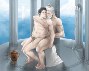 Rating: Explicit Score: 0 Tags: 2boys angelusmortis balls bara deity erection facial_hair greek_mythology human male male_only multiple_males muscles muscular mythology neptune nude ocean pelops_(mythology) penis poseidon_(greek_mythology) pubes pubic_hair public_domain rule34 sitting testicles throne uncensored wet User: bunchy7s