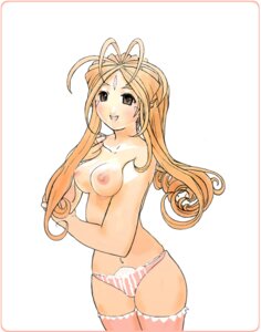Rating: Explicit Score: 0 Tags: belldandy blush breasts brown_eyes brown_hair female kamishina long_hair nipples oh_my_goddess! panties pink_panties rule34 small_breasts standing stockings thighhighs topless User: bunchy7s
