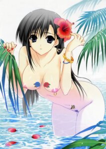 Rating: Explicit Score: 0 Tags: 1girls absurdres black_hair bracelet breasts copyright_request exhibitionism female flower hair_flower hair_ornament hibiscus highres imageboard_desourced jewelry large_breasts long_hair nail_polish nipple_piercing nipple_rings nipples non-web_source nude ocean oppai outdoors petals piercing pubic_hair public_nudity red_nails rule34 solo suzuhira_hiro tattoo water User: bunchy7s