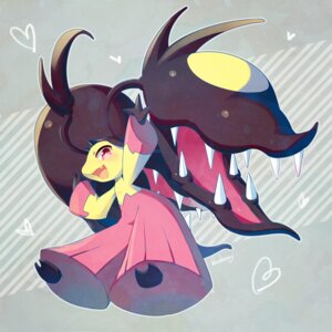 Rating: Safe Score: 0 Tags: 1:1 ambiguous_gender blueberry_(artist) blush e621 fangs generation_6_pokemon hair_mouth mega_evolution mega_mawile nintendo open_mouth outstretched_arms pokemon pokemon_(species) red_eyes sharp_teeth simple_background solo teeth User: bunchy7s
