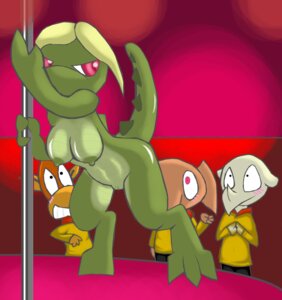 Rating: Explicit Score: 0 Tags: 1girls 3boys alligator anthro camp_lazlo cartoon_network clam elephant female furry gretchen_(camp_lazlo) haplorhine lazlo male monkey pole pole_dancer pole_dancing primate raj rhinoceros rule34 stage trio User: bunchy7s