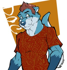 Rating: Safe Score: 0 Tags: anthro blue_body blue_fur blue_nose brown_hair clothed clothing e621 eyewear front_view fur glasses gloves_(marking) hair half-length_portrait keglunek looking_at_viewer low_res male mammal markings mustelid otter pince-nez portrait shirt short_hair smile solo t-shirt tail toony topwear User: bunchy7s