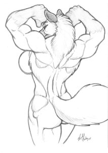 Rating: Safe Score: 0 Tags: anthro back_focus back_muscles biceps breasts butt canid canine canis e621 female flexing fur iridium mammal monochrome muscular muscular_anthro muscular_female nude rear_view richard_foley side_boob simple_background solo tail wolf User: bunchy7s