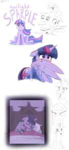 Rating: Safe Score: 0 Tags: 2013 absurd_res bed bedhead blush dialogue e621 english_text equid equine eyes_closed feathered_wings feathers female friendship_is_magic fur furniture gsphere hair hasbro hi_res hiding horn lying mammal messy_hair multicolored_hair my_little_pony mythological_creature mythological_equine mythology purple_body purple_eyes purple_fur purple_hair shy simple_background sitting sketch sleeping smartypants_(mlp) solo text twilight_sparkle_(mlp) two_tone_hair winged_unicorn wings User: bunchy7s