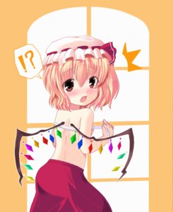 Rating: Questionable Score: 0 Tags: blonde_hair blush breast_measuring breasts bust_measuring female flandre_scarlet hat measuring nude red_eyes ribbon ribbons rule34 shiraki_ai tape_measure topless touhou wings User: bunchy7s