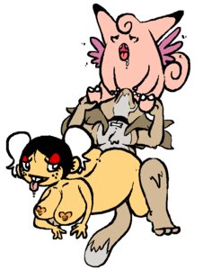 Rating: Explicit Score: 0 Tags: alien anthro big_breasts breasts brown_wantholf clefable dwarfism e621 eyewear facial_piercing female generation_1_pokemon group group_sex male male/female nintendo nipples oral penetration piercing pokemon pokemon_(species) sex short slightly_chubby tail threesome trio usererror vaginal vaginal_penetration User: bunchy7s