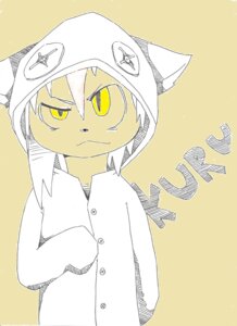 Rating: Questionable Score: 0 Tags: anthro clothing domestic_cat e621 felid feline felis fur hair hat headgear headwear hi_res kuruitty male mammal shirt simple_background solo tan_background tan_body tan_fur topwear white_hair yellow_eyes User: bunchy7s