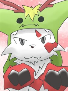 Rating: Safe Score: 0 Tags: 3:4 ambiguous_gender anthro clothing e621 fur generation_3_pokemon hat headgear headwear kemono looking_at_viewer markings nintendo pokemon pokemon_(species) solo teeth white_body white_fur yuya-kai zangoose User: bunchy7s
