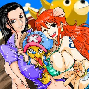 Rating: Explicit Score: 0 Tags: 1boy 2girls @_@ arm_tattoo artist_request asymmetrical_docking between_breasts bikini bikini_top black-haired_female black_hair blue_tattoo bra bracelet breast_crush breast_press breast_smother breasts breasts_pressed_together bursting_breasts cleavage deep_cleavage dizzy_eyes earrings fat_breasts female flat_belly group_hug hand_on_another's_head hug jeans jewelry long_hair lowres male multiple_females multiple_girls nail_polish nami_(one_piece) nico_robin ok_sign one_piece orange-haired_female orange_hair outdoors post-timeskip rule34 sandwiched sideboob skindentation slender_waist swimsuit symmetrical_docking tattoo tony_tony_chopper underboob wink User: bunchy7s