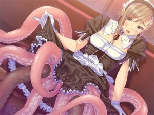 Rating: Questionable Score: 0 Tags: 4:3 accessory alternative_fashion aquatic blush breasts bubuzuke clothing detailed_background dress e621 female frilly frilly_accessory frilly_hairband goth gothic_lolita hair hair_accessory hairband j-fashion lolita_(fashion) looking_at_viewer maid_uniform mamono_musume-tachi_to_no_rakuen_slime_to_scylla merfolk monster_girl_(genre) rakisu_meitopasu sitting solo split_form suction_cup tentacles uniform victorian_goth User: bunchy7s